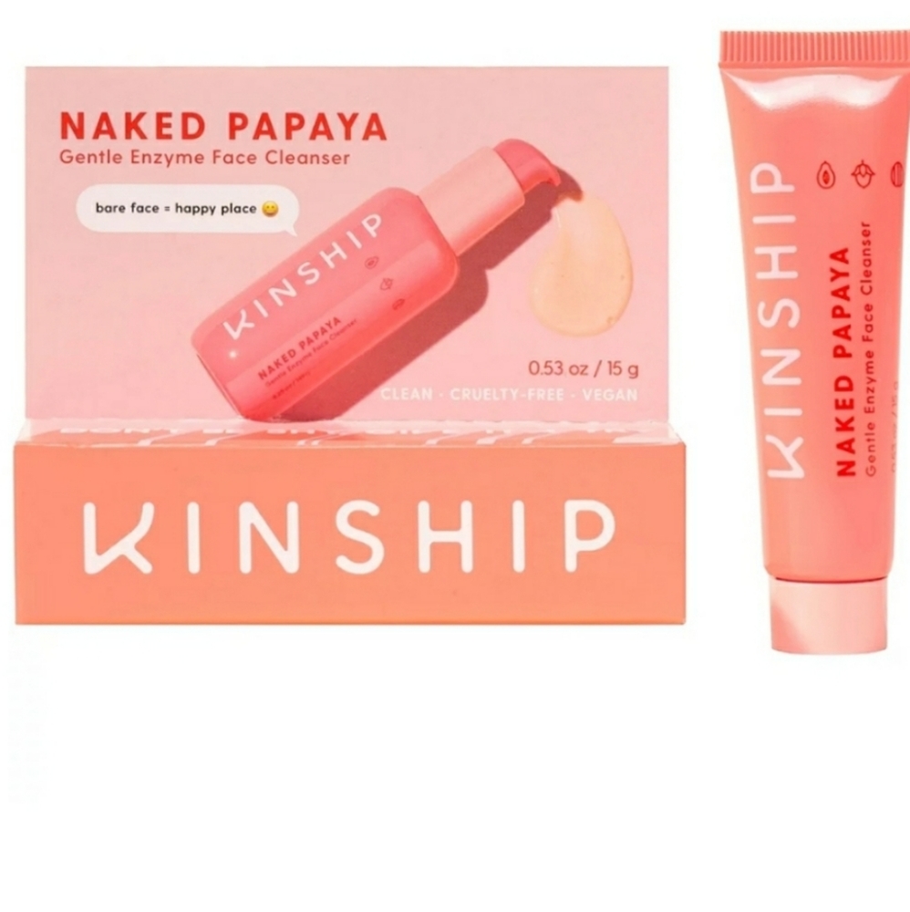 KINSHIP NAKED PAPAYA GENTLE ENZYME FACE CLEANSER.